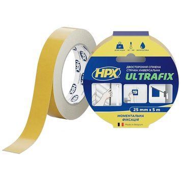 Лента двухсторонняя HPX DSU2505 ULTRAFIX 25мм х 5м 99-00023193 фото