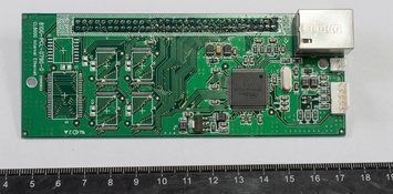 Плата разъема ETHERNET CL5000 (Ethernet cart PCB) старая версия CAS-6P80PCL07900 фото