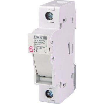 Тримач запобіжника ETI ЕТІ EFH 10 1P 25A 1000V DC VTC-003493 фото