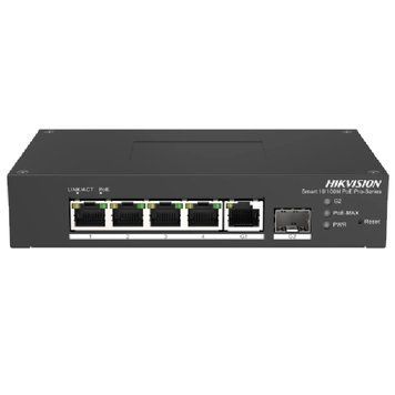 Комутатор 6 портів керований Hikvision DS-3T1306P-SI/HS PoE VTC-001491 фото