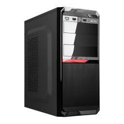 Комп'ютерний корпус LP 2111 - 400W 8 см black case chassis cover 2xUSB2.0, 1xUSB3.0 Уцінка LP39626 фото
