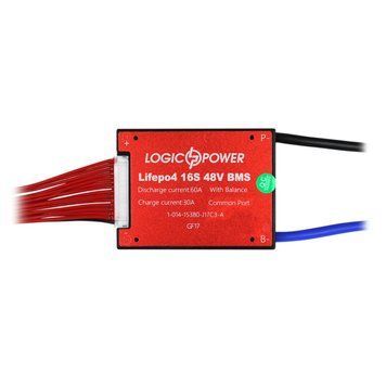 BMS плата LP LiFePO4 48V 16S Dis 60A Ch 30A LP15068 фото