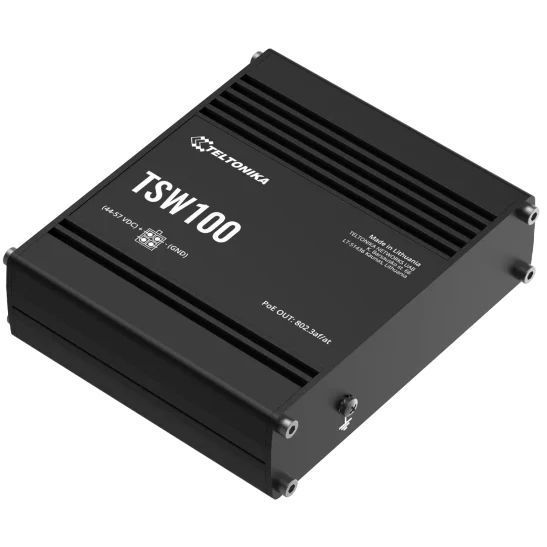 Коммутатор 5 портов неуправляемый Teltonika TSW100 POE+ 99-10026535 фото