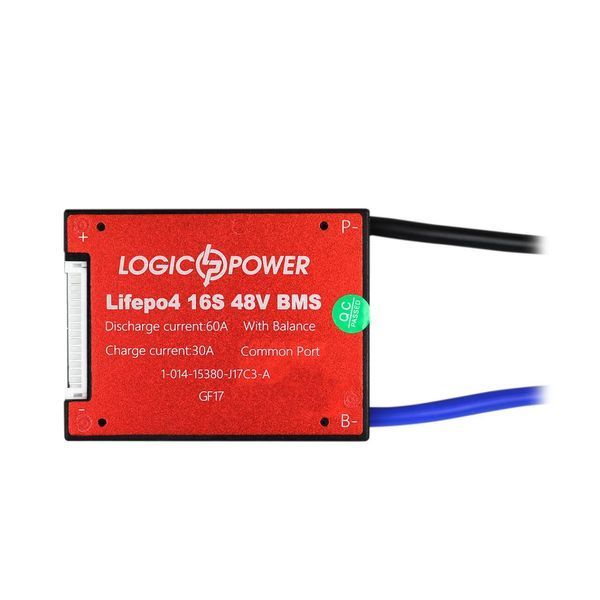 BMS плата LP LiFePO4 48V 16S Dis 60A Ch 30A LP15068 фото
