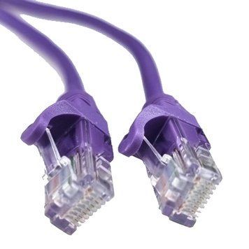 Патч-корд фіолетовий 0.5м EServer UTP CAT5e VTC-001704 фото
