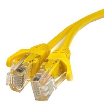 Патч-корд жовтий 0.5 м RITAR UTP CAT5e RJ45 VTC-003911 фото