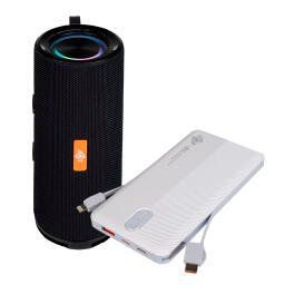 Портативна акустика LP BTS13 + зовнішній акумулятор LP PQ13 10000mAh 22.5W LP42199 фото