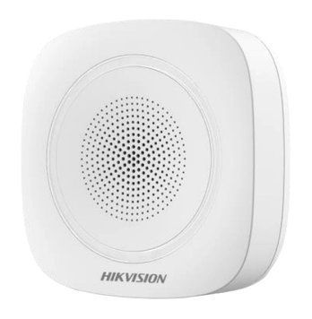 Бездротова внутрішня сирена Hikvision DS-PS1-I-WE-Red (червоне підсвічування) 99-00002739 фото