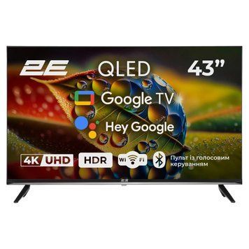 Телевизор 2E 43A77Q 43&rdquo; дюйма 3840x2160 QLED Google TV 99-00023149 фото
