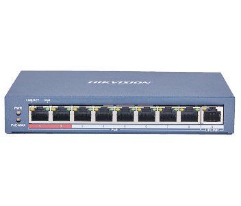 Комутатор 8 портів некерований Hikvision DS-3E0109P-E(C) POE VTC-000445 фото