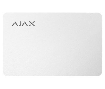 Безконтактна картка керування Ajax Pass white (10pcs) 99-00005105 фото