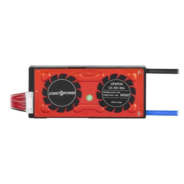 BMS плата LP LiFePO4 36V 12S Dis 80A Ch 40A LP19198 фото