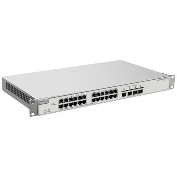 Коммутатор 24 порта управляемый Ruijie Reyee RG-NBS5200-24GT4XS-P-V2 L3 POE 99-10036811 фото