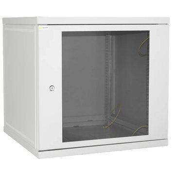 Шкаф настенный 19" IPCOM СН-12U-06-06-ДС-1-7035 99-00022432 фото