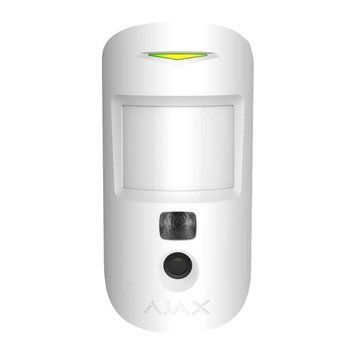 Сповіщувач Ajax MotionCam HDR (PhOD) Jeweller white руху з камерою 99-00010311 фото
