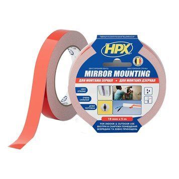 Лента двухсторонняя вспененная для зеркал HPX DS1905 MIRROR MOUNTING 19мм х 5м 99-00023187 фото
