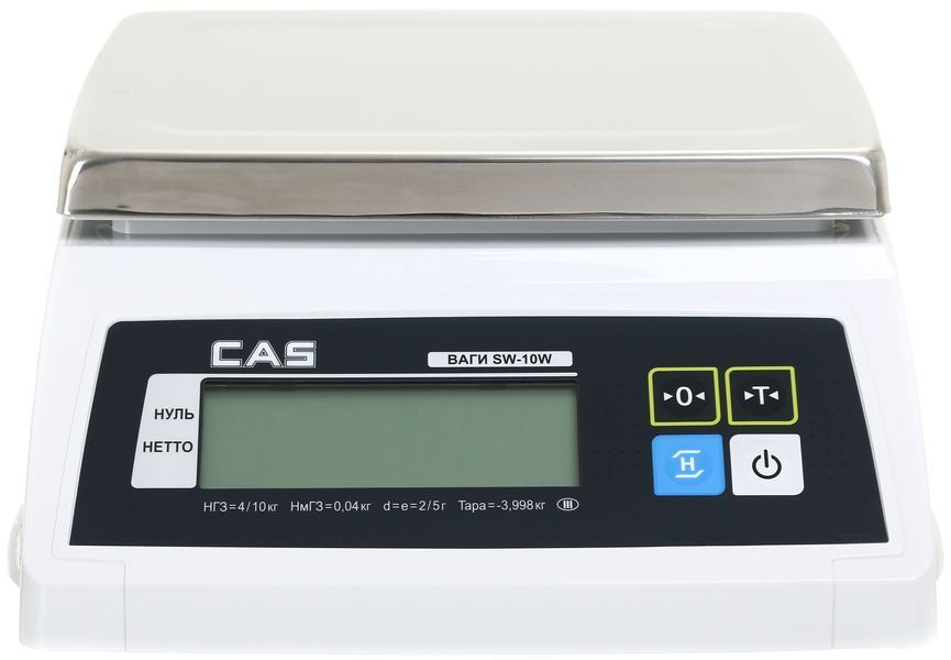 Ваги настільні фасувальні CAS SW-W на 2 кг з нержавіючою платформою SW-W-2-NERZH фото Ваги настільні фасувальні CAS SW-W на 2 кг з нержавіючою платформою SW-W-2-NERZH фото