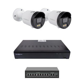 Комплект видеонаблюдения на 2 камеры GV-IP-K-W102/2 4MP (Ultra AI) LP39052 фото