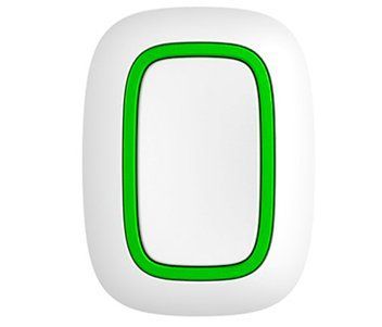 Бездротова тривожна кнопка біла Ajax Button white EU 99-00001815 фото