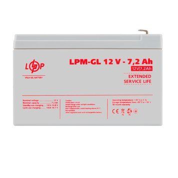 Акумулятор гелевий LPM-GL 12V - 7.2 Ah LP6561 фото