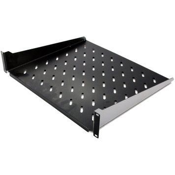 Полиця консольна чорна 19" 2U 450мм 10000001676 фото