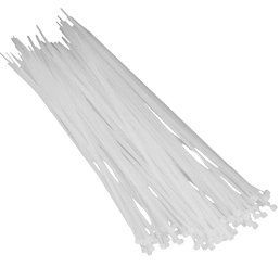 Хомут белый 300 x 4,8 (100шт) 99-00006352 фото