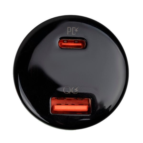 Зарядка в прикуриватель LP 100W Type-C+USB (QC4/PD3.0/PPS) WCH01 LP30323 фото