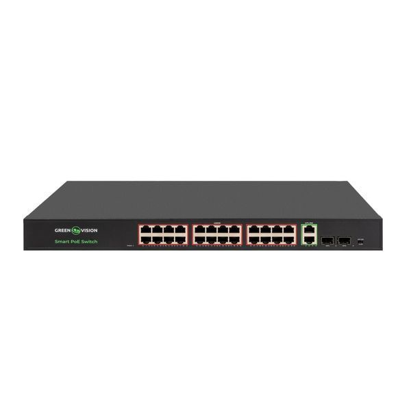 Коммутатор сетевой POE GV-023-D-24G+2PG+2SFP LP38684 фото